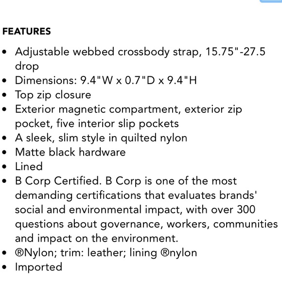 MZ Wallace Metro Flat Crossbody Bag in Black - Picture 12 of 12